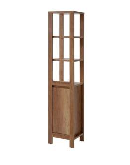 Stojąca szafka do łazienki słupek regał dąb (CLASSIC OAK 800 FSC)