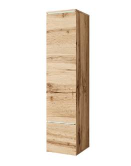 Szafka słupek do salonu Vera dąb wotan (VRBWW001+LED)