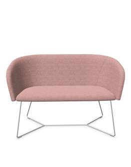 Sofa Naudu na metalowej płozie X