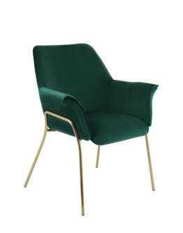 Jídelní židle Sofia Gold zelená
