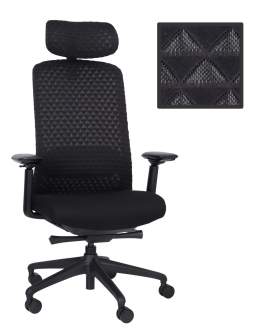 Fotel biurowy Solar Black