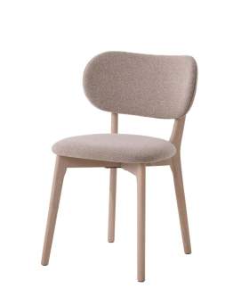 Scaun de dining Stilo, stejar albit