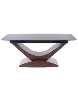 Stół Dolce Ceramic Szary, Orzech 180 (240)x 95 cm