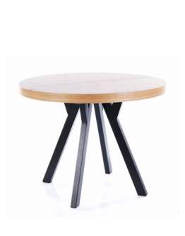 Stół rozkładany DOMINGO – okrągły dąb (3115) - OUTLET