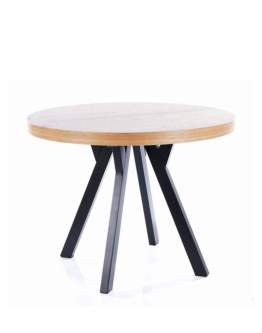 Rozkládací stůl DOMINGO – kulatý, dub