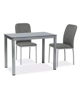 Stół Szklany Galant Szary 100x60 cm