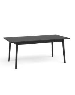 Masă extensibilă Mond, negru grafit (160-200x90 cm)