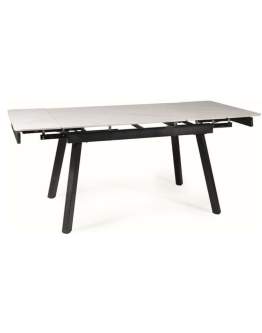 Stół Rozkładany John z marmurowym blatem 120 -180 cm