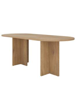 Stół owalny Loen Dąb Cremona 203x90 cm