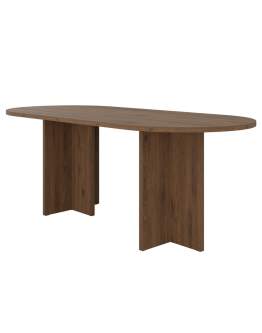 Stół owalny Loen Orzech Okapi 203x90 cm