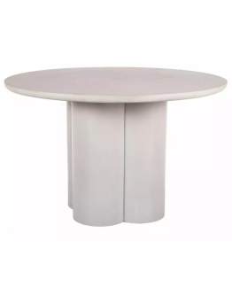 Masă de dining rotundă Rosalia, gri (120 cm)