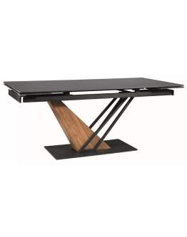 Stół Rozkładany Genesis Czarny Mat 180(240)x90 cm