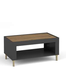 Stolik kawowy czarny ława MOSSA MO9