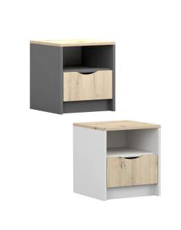 Noptieră cu sertar și raft Joy