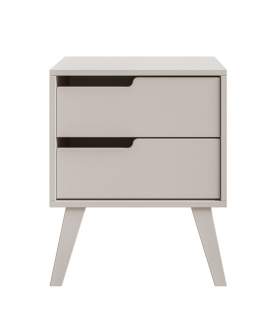 Noptieră cu 2 sertare Nordelo cașmir