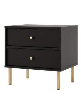 Stolik nocny Tokyo 2 Czarny (2s, typ 801)