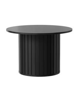 Stolik kawowy ryflowany czarny ZANTE ZA7