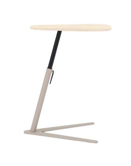 Stolik Semu z blatem z melaminy z regulacją wysokości