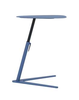 Stolik Semu z blatem metalowym z regulacją wysokości