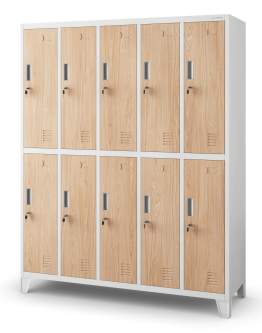 Szafa socjalna Bartek: biały/dąb sonoma (1341)