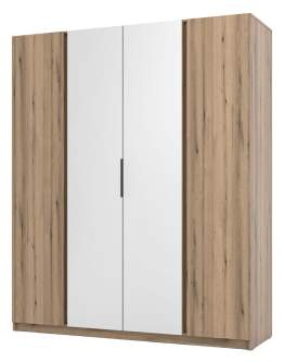 Szafa 4-drzwiowa z lustrami Kaja EV/EV 2F, 2 Lustro, Dąb Evoke