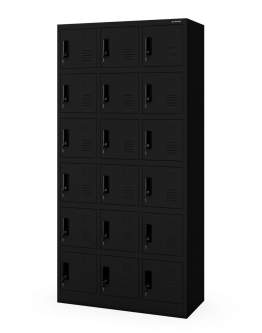 Szafa skrytkowa metalowa Karol: czarna (1858)