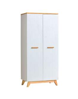 Szafa na ubrania dwudrzwiowa 85 cm Sven SV1 sosna