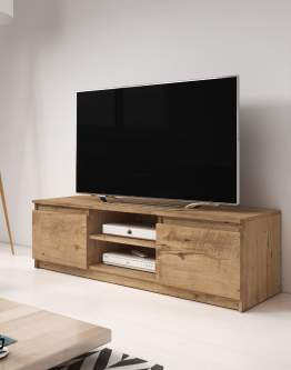 Mała szafka RTV 120 cm Dingo kasztan (LOWDIN120XX)