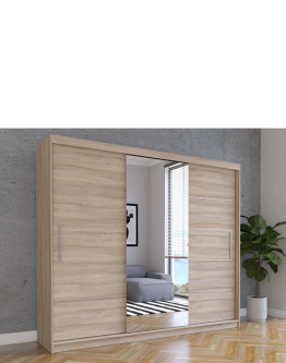 Szafa przesuwna z lustrem Alba 250 cm