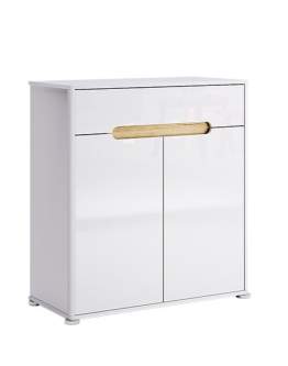 Komoda do przedpokoju biały połysk Stella (SL-62-WB)