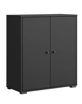 Pojemna szafka na buty 70 cm Dino czarna (DIN014Z)