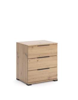 Szafka nocna z szufladami dąb artisan Teddy (TD-53-OA)