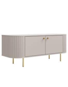 Szafka RTV Ovalio Beż Piaskowy (2F, Typ 302)