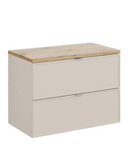 Szafka pod umywalkę z blatem kaszmir Bella (SET-BC B ARTISAN 80CM)