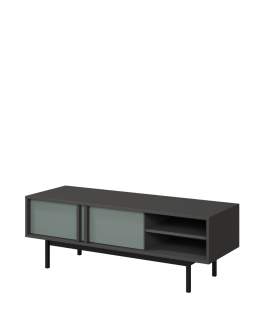 Szafka pod telewizor 120 cm na nóżkach zielona (Reg10 Alsy antracyt/aloes)