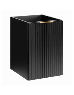 Szafka pod blat 40 cm z koszem na pranie (ADEL BLACK 81-40-1DK)