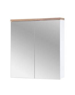 Szafka z lustrem do łazienki wisząca 60 cm (BALI WHITE 840 FSC)
