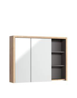 Szafka wisząca z lustrem łazienkowa 100 cm (DEVON 846 -100 CM FSC)