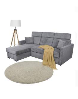 Canapea extensibilă Lars, gri