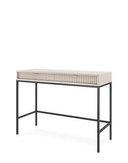 Toaletka Nova kaszmirowa (T104), konsola do przedpokoju, kaszmir/black