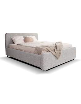 Tapicerowane łóżko do sypialni z pojemnikiem Hogan 140/160/180