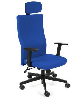 Krzesło Team Plus HD B Black SF2 Plus Podłokietniki R1 Tkanina Note N03