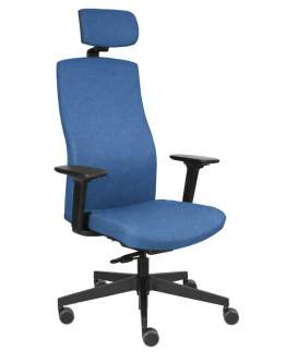 Krzesło Team Pro HD Black Mechanizm SF2 Plus, Podłokietnik R11, Tkanina Medley MD03 (3315) - OUTLET