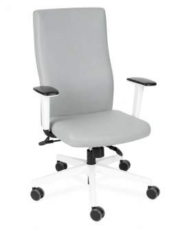 Krzesło Team Plus white SF2 Plus Podłokietnik R6 tkanina Valencia VL05 (3482) - OUTLET