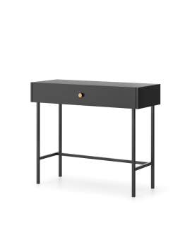 Toaletka czarna Diva z szufladą