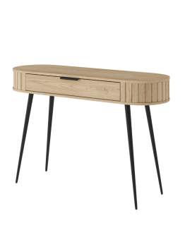 Toaletka drewniana do sypialni Lovi C dąb cremona 120 cm