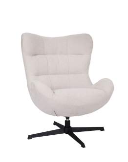 Otočné křeslo Velo, světle béžové
