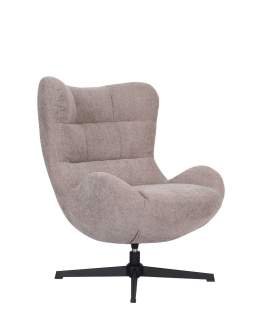Otočné křeslo Velo, tmavě béžové