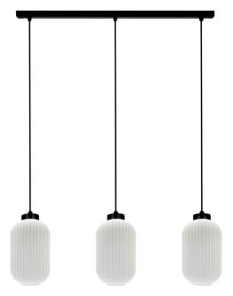 Lampa zwis potrójny ryflowane klosze Vilar K-5734