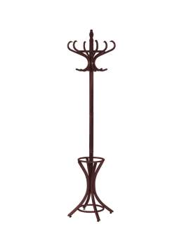 Wieszak drewniany na ubrania W30, wenge